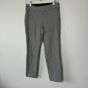 a new day black and white gingham pull on pants size 4